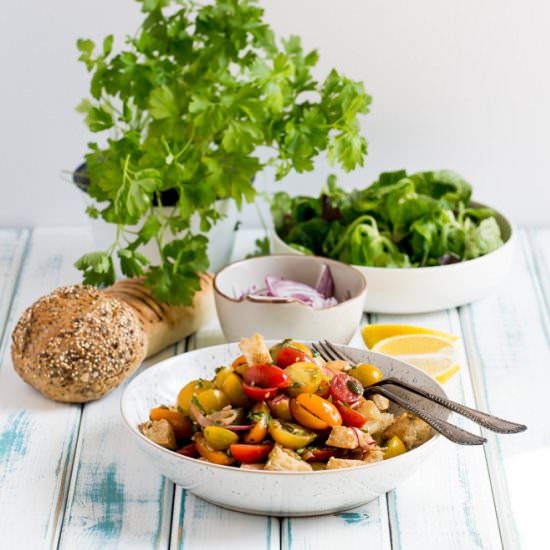 Herb and Lemon Tomato Salad