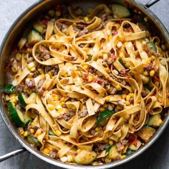 Summer Pasta with Tomato Butter