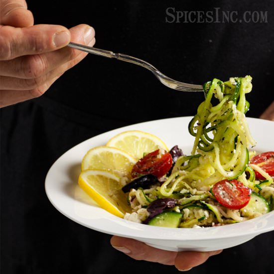 Greek Zoodle Salad