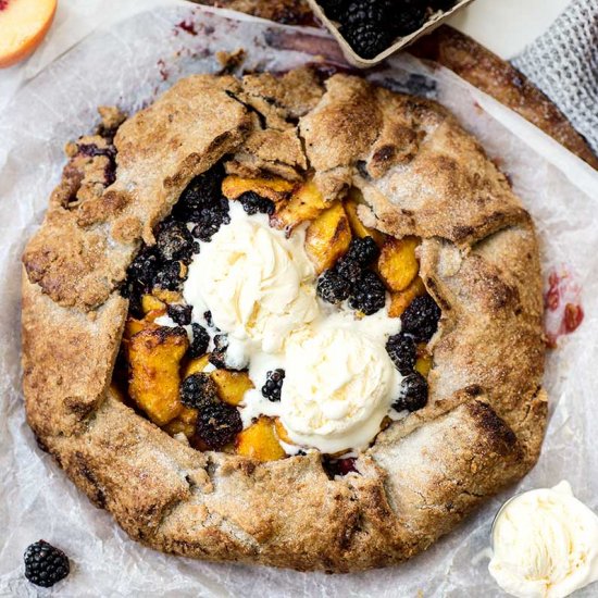 Blackberry Peach Galette