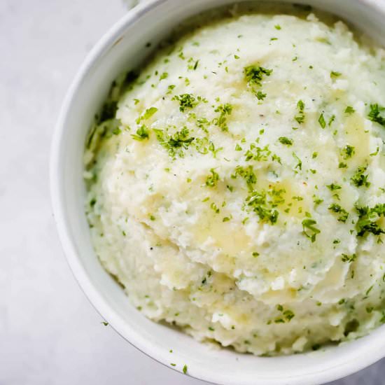 Whole30 Mashed Cauliflower