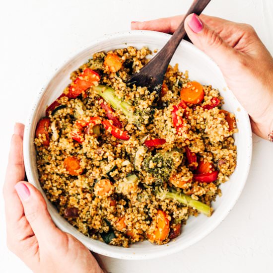 Healthy Quinoa (not) Fried Rice