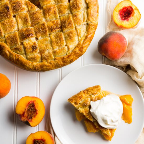 Classic Peach Pie