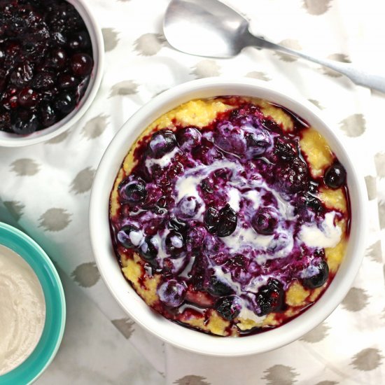 Breakfast Polenta with Berries