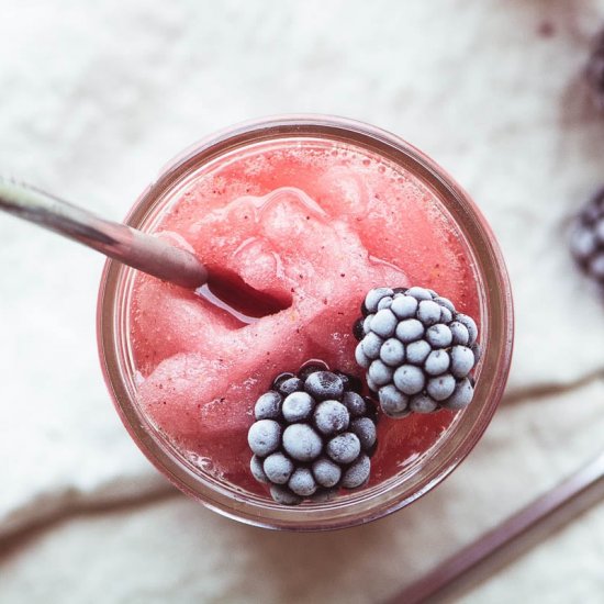 Blackberry Moscato Slushies