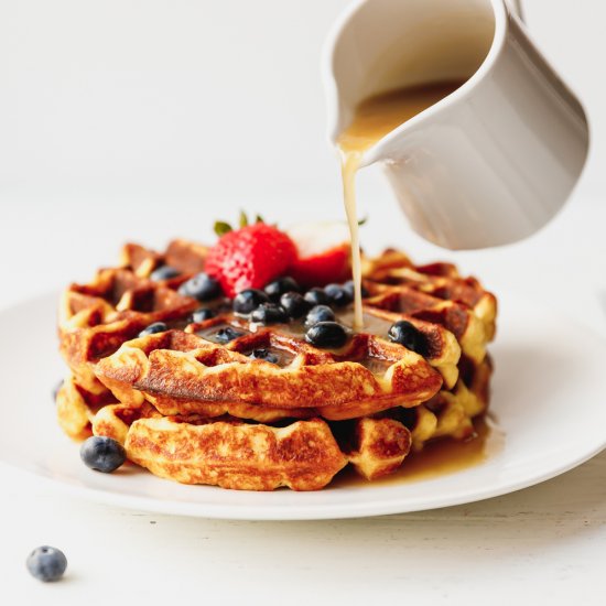 Belgian Style Keto Waffles