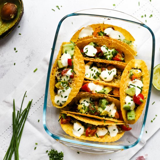 Black Bean & Smoked Cheese Tacos