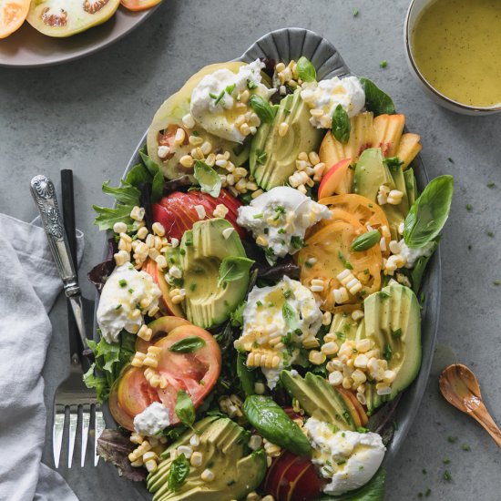 Nectarine Heirloom Tomato Salad