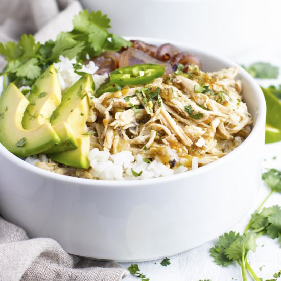 Slow Cooker Salsa Verde Chicken