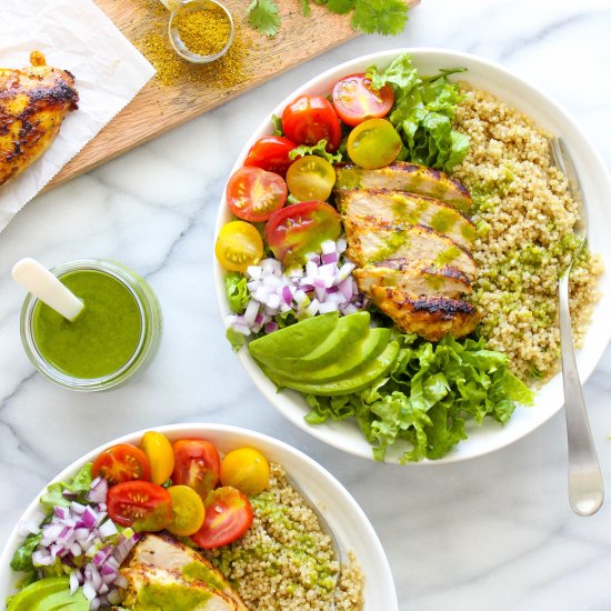 Adobo Marinated Chicken Bowl