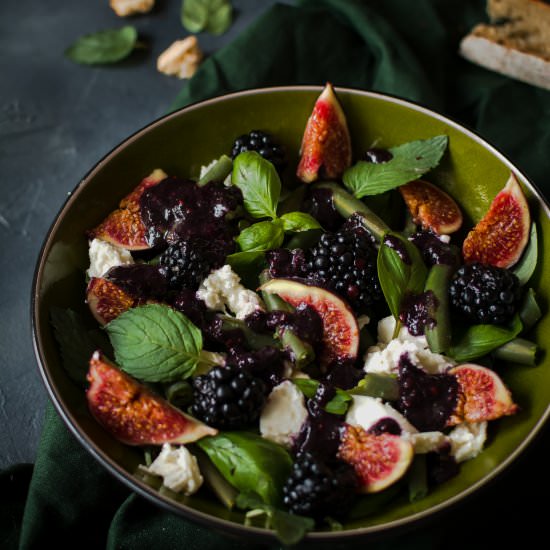 Blackberries & figs salad