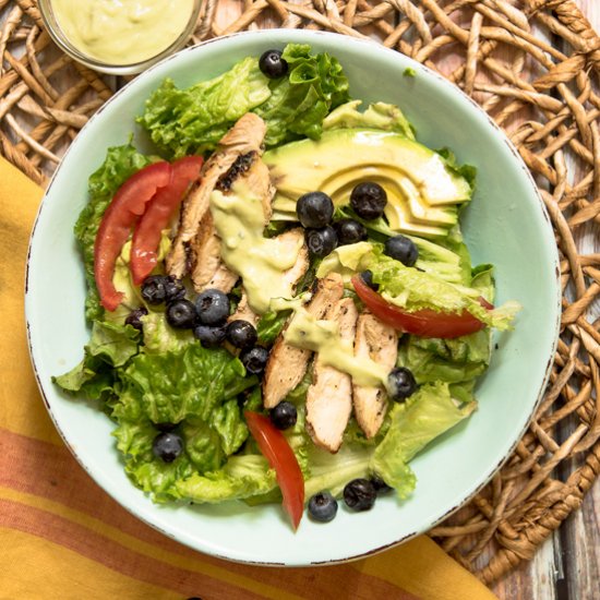 Grilled Chicken Salad with Avocado