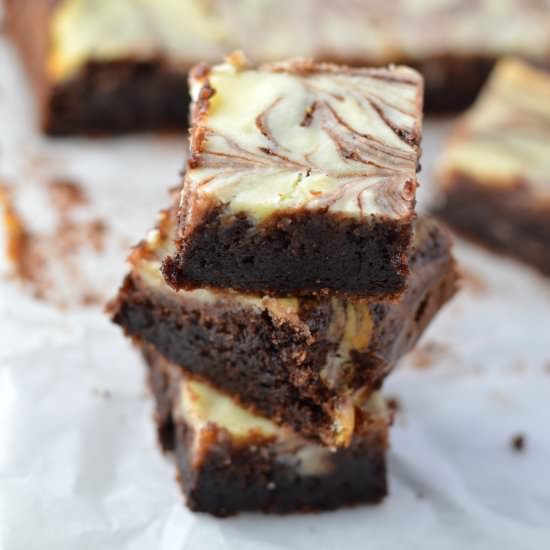 Marble Cream Cheese Brownie