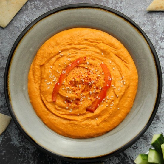 Roasted Red Pepper Hummus