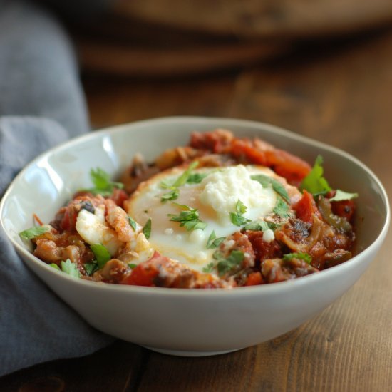 Tex-Mex Mushroom Shakshuka