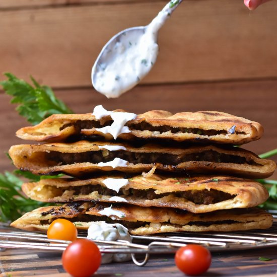 Spiced Pita Burgers