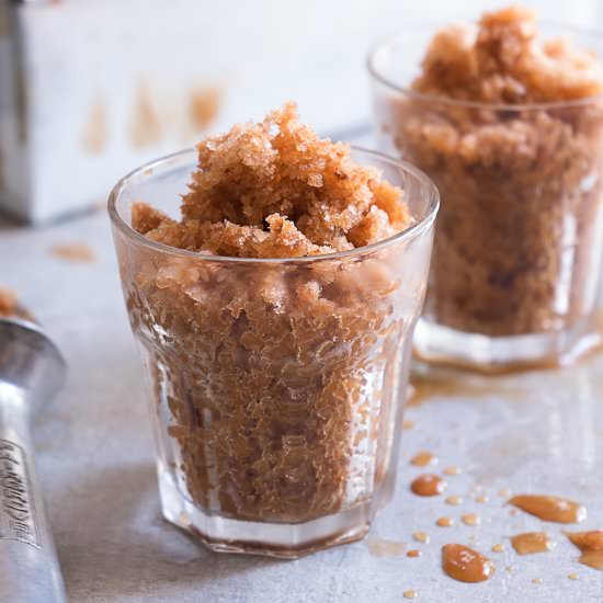 Chocolate Honey Granita