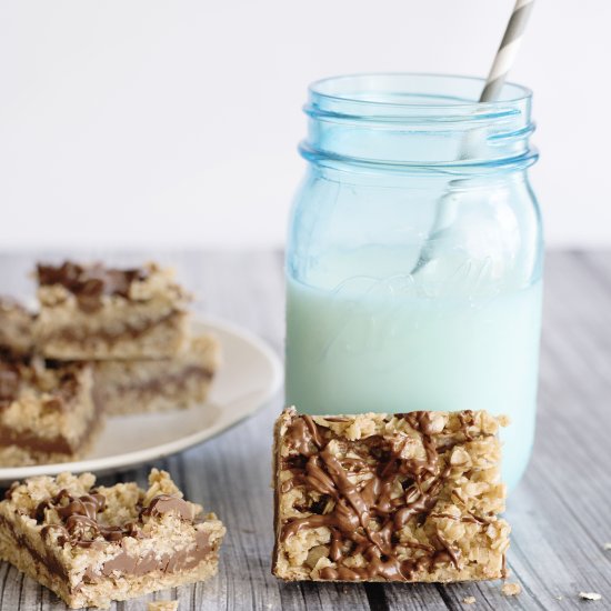 Easy Peanut Butter Oatmeal Bars