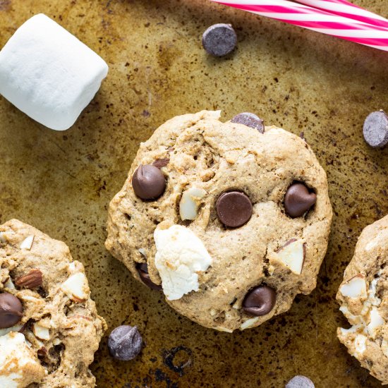 vegan rocky road cookies