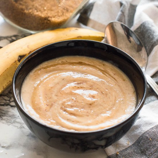 Yellow plantain porridge