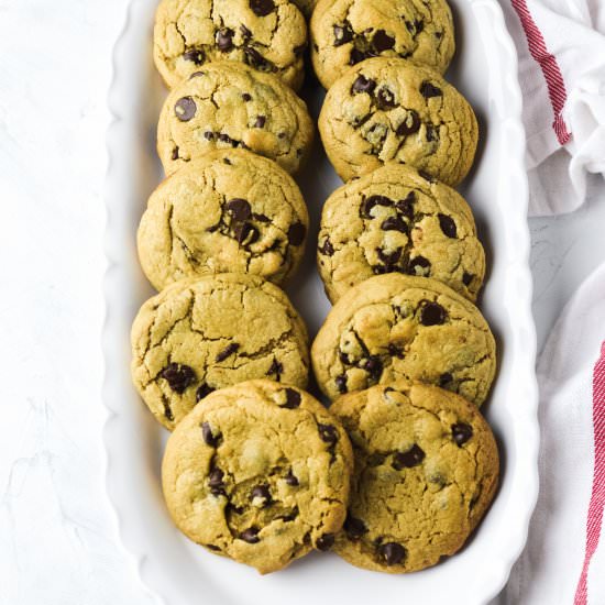 Peanut Butter Chocolate Chip Cookie