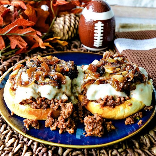 French Onion Sloppy Joes