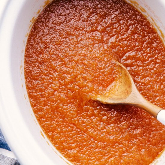 THE BEST SLOW COOKER APPLESAUCE