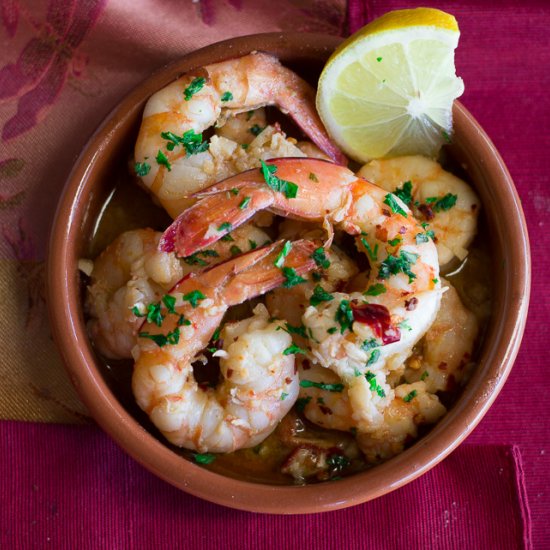 Spanish Garlic Shrimp