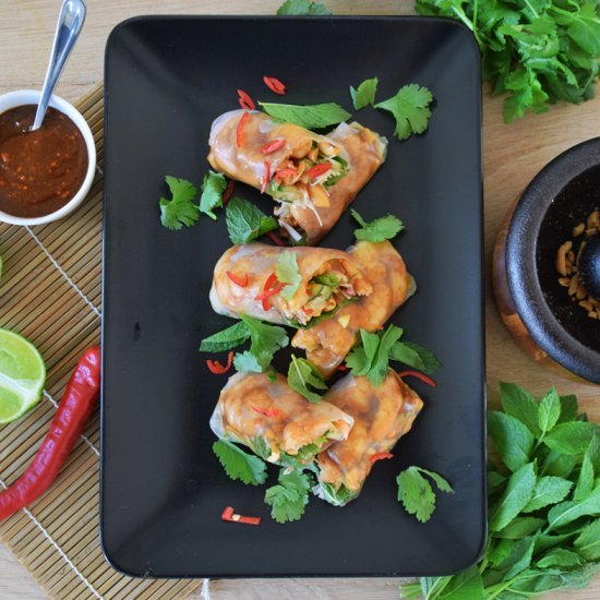 Fresh Vietnamese Spring Rolls