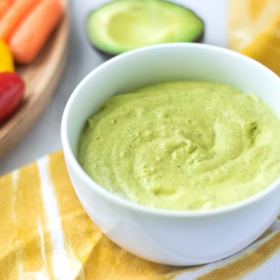 Spicy Avocado Ranch Dip