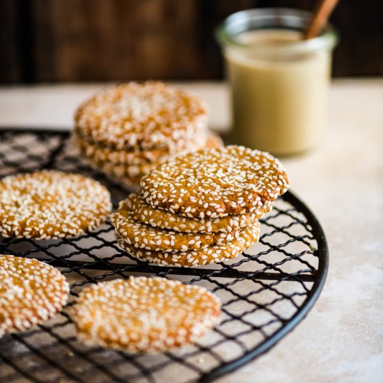 Honey and Tahini Cookies