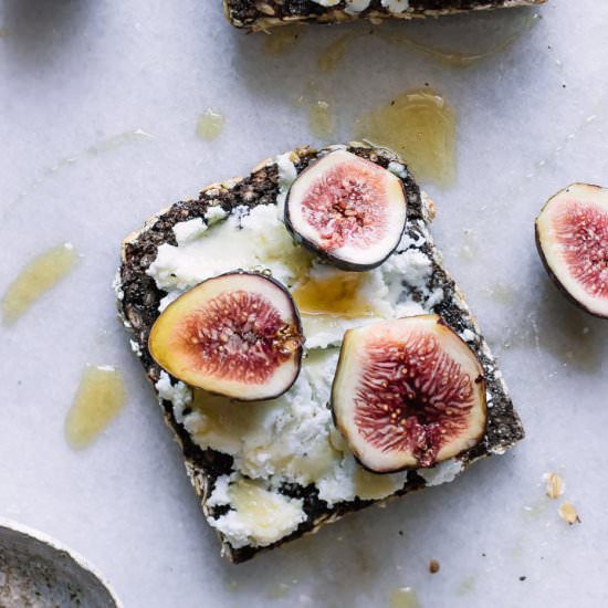 Simple Salted Honey Fig Toast