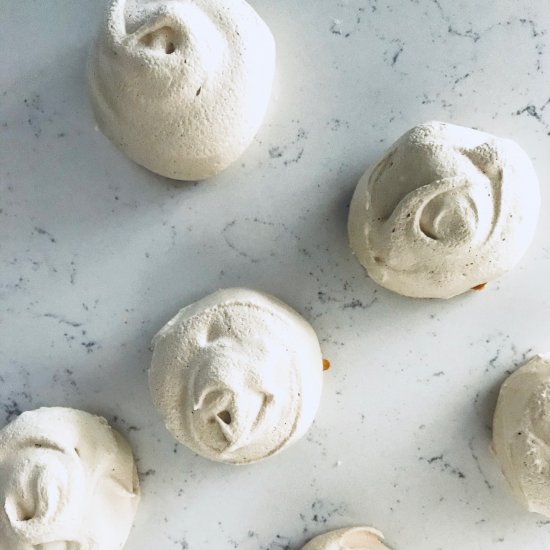 caramel meringue cookies