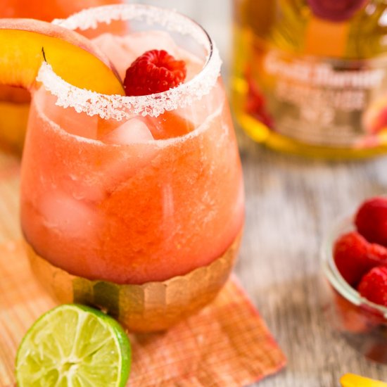 Raspberry-Peach Margarita