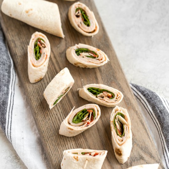 Back to School Turkey Pinwheels