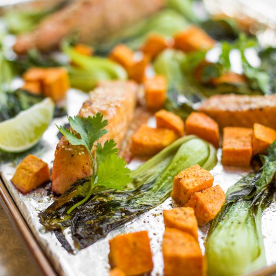 Sheet Pan Miso Salmon