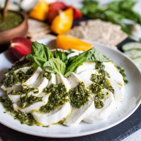 Mozzarella + Italian Chimichurri