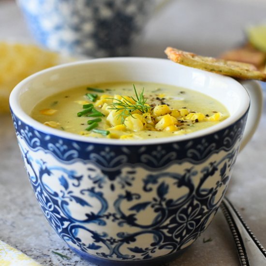 Late summer Corn Soup