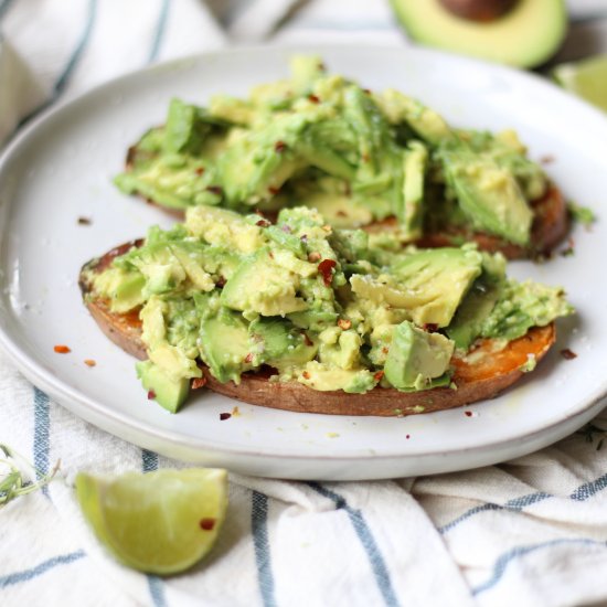 Avocado Sweet Potato Toast