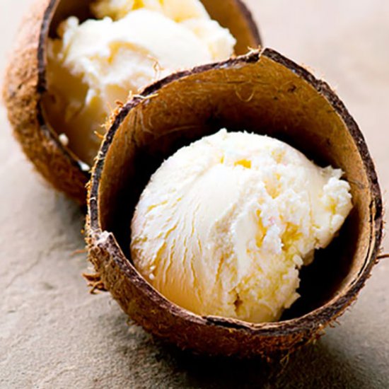 Coconut-Lime Olive Oil Gelato