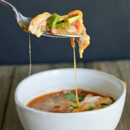 Keto Chicken Taco Soup