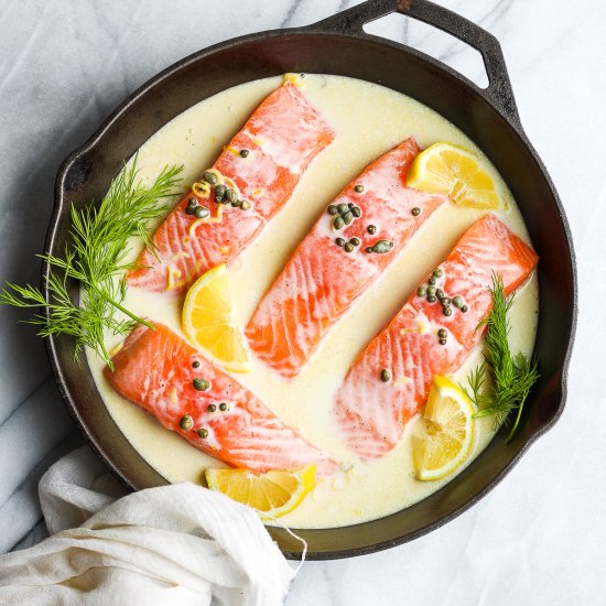 Creamy Salmon Skillet