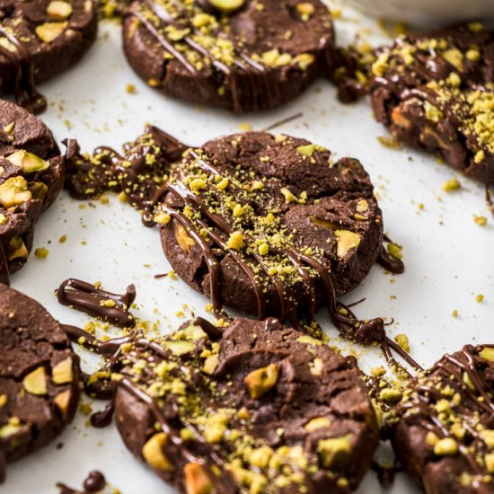 Chocolate Pistachio Cookies