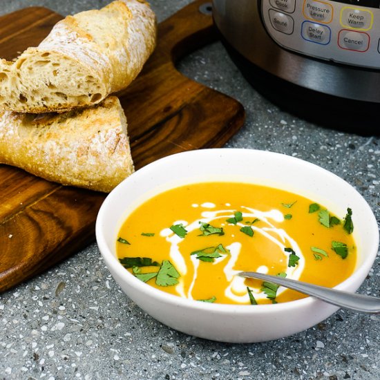 Spicy Pumpkin Soup – Instant Pot