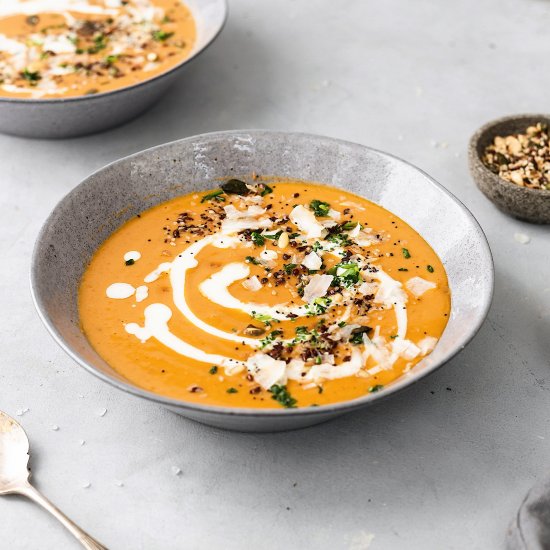 Curried Butternut Squash Soup