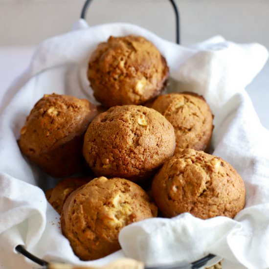 Easy Apple Cranberry Muffins