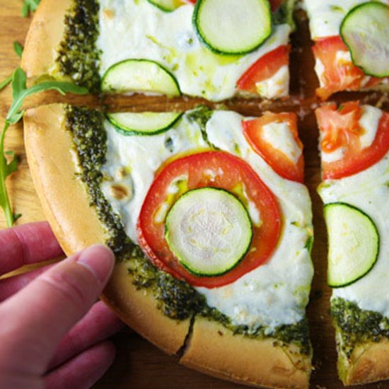 Arugula Pesto Pizza