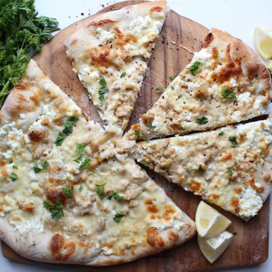 Clam pizza