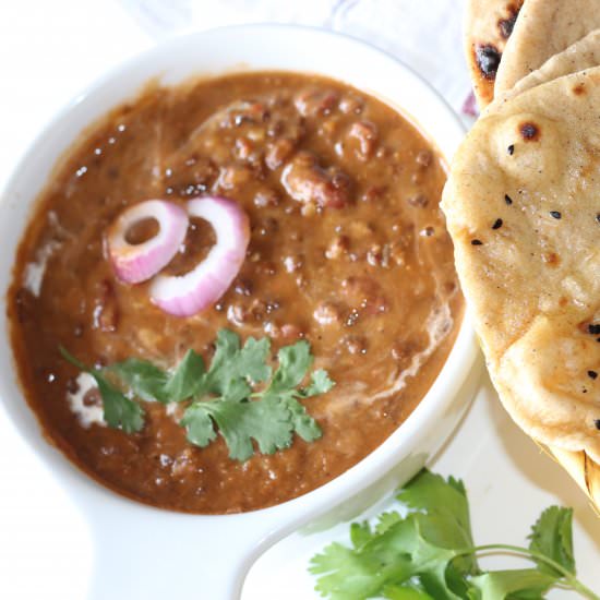 Dal Makhani with Whole Wheat Naan