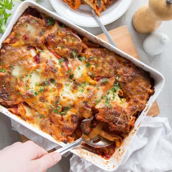 Easy Cheesy Veggie Pasta Bake